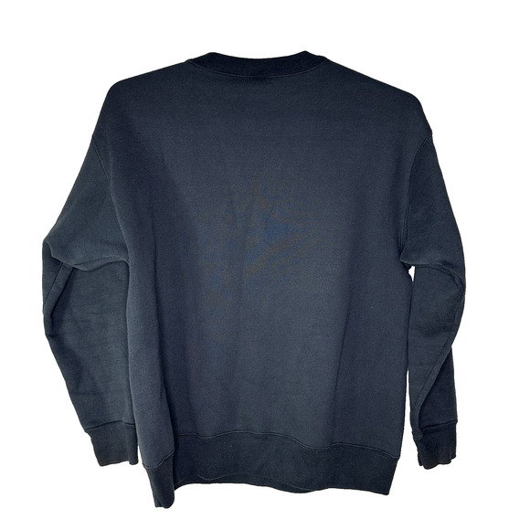 Vintage Tra Vigne Sweatshirt Mens Large Black Art Deco Crewneck Made USA 90s - Picture 2 of 5